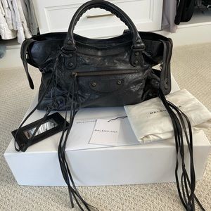 Balenciaga Black City Bag Barely Used